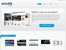 Tablet Screenshot of miratv.cat